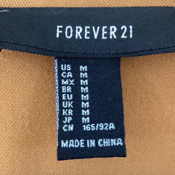 F21 Long Cardigan - Trench Style Layering Coat - Picture 6 of 6